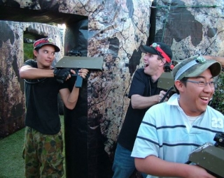 Laser Tag entre amigos 